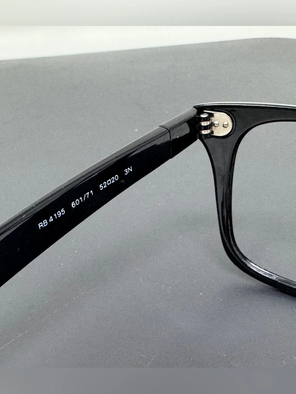 Ray-Ban RB4195 601/71 52-20 Glossy Black Sunglasses Frame Only